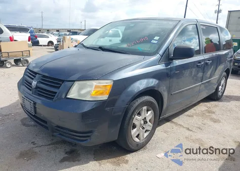 2009 Dodge Grand Caravan Se из США, поврежденный, VIN 1D8HN44E59B513569